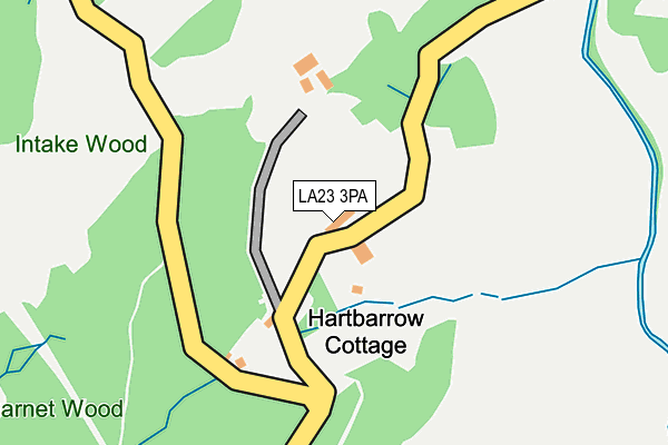 LA23 3PA map - OS OpenMap – Local (Ordnance Survey)