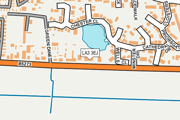 LA3 3EJ map - OS OpenMap – Local (Ordnance Survey) LA3 3EJ map - OS OpenMap – Local (Ordnance Survey)