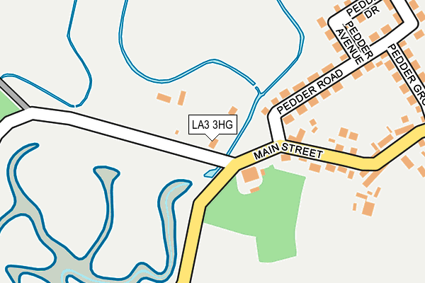 LA3 3HG map - OS OpenMap – Local (Ordnance Survey) LA3 3HG map - OS OpenMap – Local (Ordnance Survey)