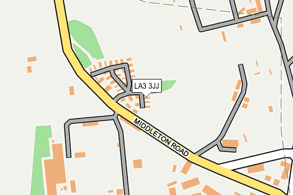 LA3 3JJ map - OS OpenMap – Local (Ordnance Survey) LA3 3JJ map - OS OpenMap – Local (Ordnance Survey)