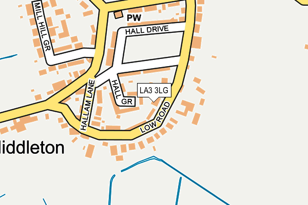LA3 3LG map - OS OpenMap – Local (Ordnance Survey) LA3 3LG map - OS OpenMap – Local (Ordnance Survey)