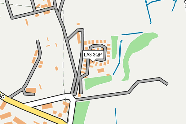 LA3 3QP map - OS OpenMap – Local (Ordnance Survey) LA3 3QP map - OS OpenMap – Local (Ordnance Survey)