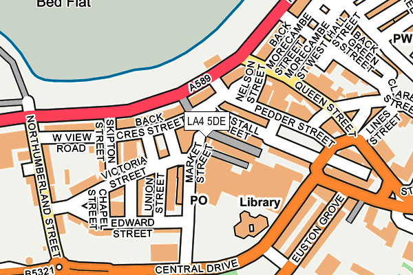 LA4 5DE map - OS OpenMap – Local (Ordnance Survey) LA4 5DE map - OS OpenMap – Local (Ordnance Survey)