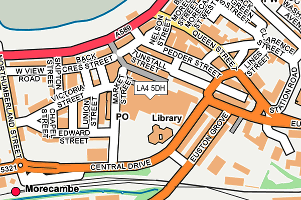 LA4 5DH map - OS OpenMap – Local (Ordnance Survey) LA4 5DH map - OS OpenMap – Local (Ordnance Survey)