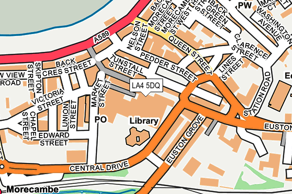 LA4 5DQ map - OS OpenMap – Local (Ordnance Survey) LA4 5DQ map - OS OpenMap – Local (Ordnance Survey)