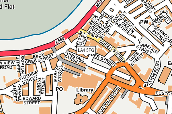 LA4 5FG map - OS OpenMap – Local (Ordnance Survey) LA4 5FG map - OS OpenMap – Local (Ordnance Survey)