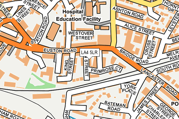 LA4 5LR map - OS OpenMap – Local (Ordnance Survey) LA4 5LR map - OS OpenMap – Local (Ordnance Survey)