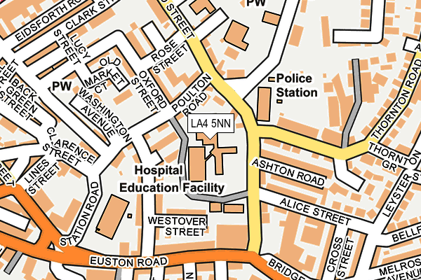 LA4 5NN map - OS OpenMap – Local (Ordnance Survey) LA4 5NN map - OS OpenMap – Local (Ordnance Survey)
