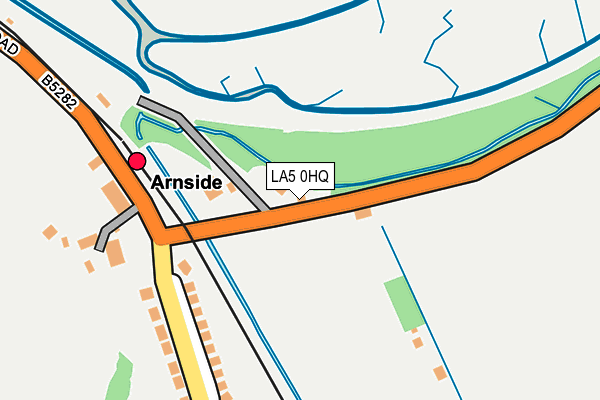 LA5 0HQ map - OS OpenMap – Local (Ordnance Survey)