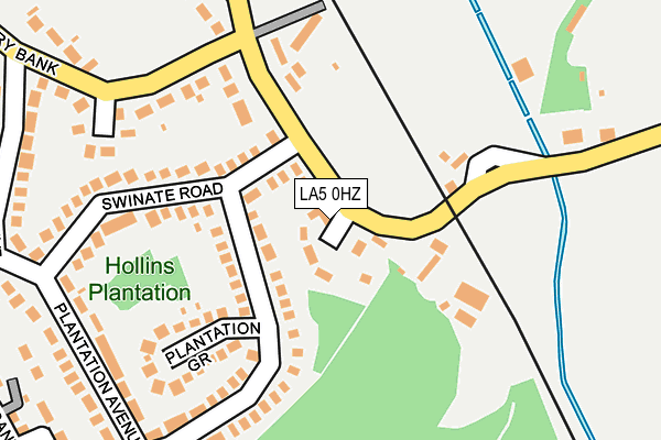 LA5 0HZ map - OS OpenMap – Local (Ordnance Survey) LA5 0HZ map - OS OpenMap – Local (Ordnance Survey)