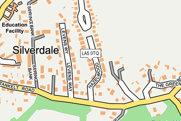 LA5 0TQ map - OS OpenMap – Local (Ordnance Survey) LA5 0TQ map - OS OpenMap – Local (Ordnance Survey)