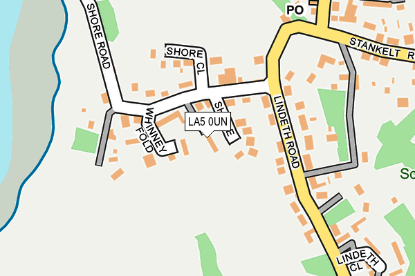 LA5 0UN map - OS OpenMap – Local (Ordnance Survey) LA5 0UN map - OS OpenMap – Local (Ordnance Survey)