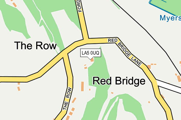 LA5 0UQ map - OS OpenMap – Local (Ordnance Survey)