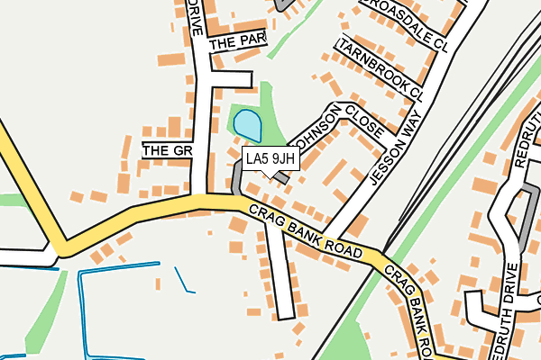 LA5 9JH map - OS OpenMap – Local (Ordnance Survey) LA5 9JH map - OS OpenMap – Local (Ordnance Survey)