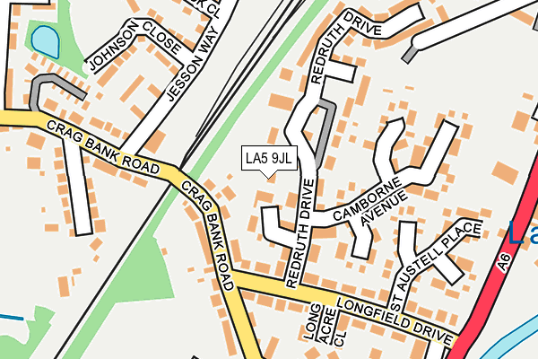 LA5 9JL map - OS OpenMap – Local (Ordnance Survey) LA5 9JL map - OS OpenMap – Local (Ordnance Survey)