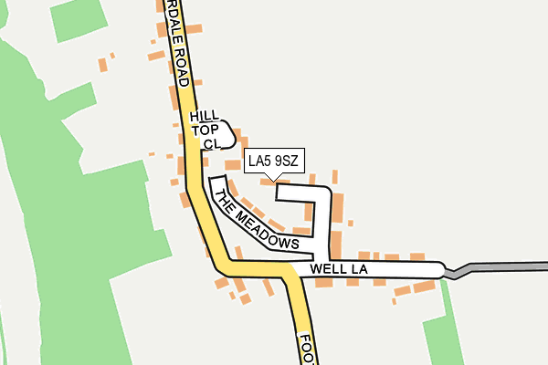 LA5 9SZ map - OS OpenMap – Local (Ordnance Survey) LA5 9SZ map - OS OpenMap – Local (Ordnance Survey)
