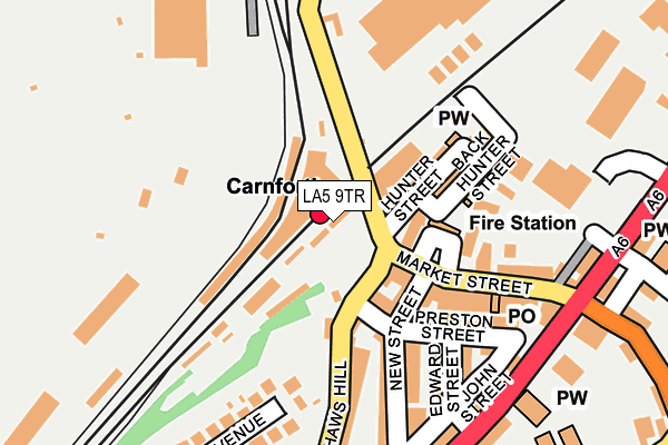 LA5 9TR map - OS OpenMap – Local (Ordnance Survey) LA5 9TR map - OS OpenMap – Local (Ordnance Survey)