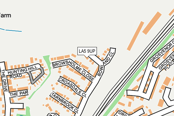 LA5 9UP map - OS OpenMap – Local (Ordnance Survey) LA5 9UP map - OS OpenMap – Local (Ordnance Survey)