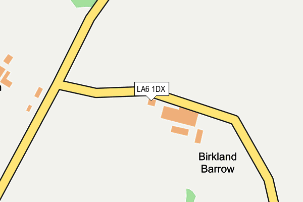 LA6 1DX map - OS OpenMap – Local (Ordnance Survey) LA6 1DX map - OS OpenMap – Local (Ordnance Survey)