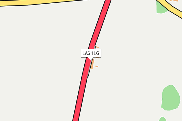 LA6 1LG map - OS OpenMap – Local (Ordnance Survey)