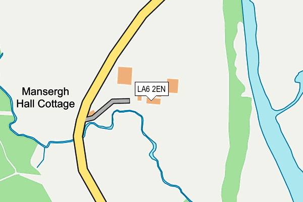 LA6 2EN map - OS OpenMap – Local (Ordnance Survey) LA6 2EN map - OS OpenMap – Local (Ordnance Survey)