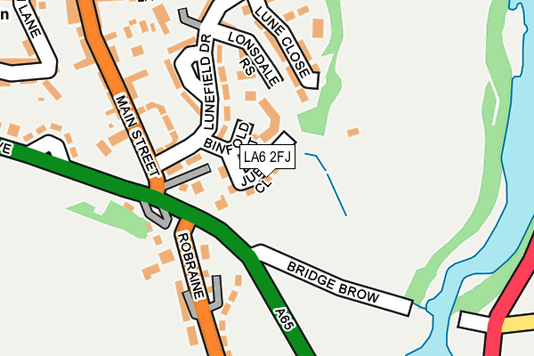 LA6 2FJ map - OS OpenMap – Local (Ordnance Survey) LA6 2FJ map - OS OpenMap – Local (Ordnance Survey)