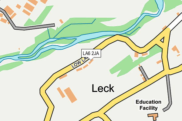 LA6 2JA map - OS OpenMap – Local (Ordnance Survey) LA6 2JA map - OS OpenMap – Local (Ordnance Survey)