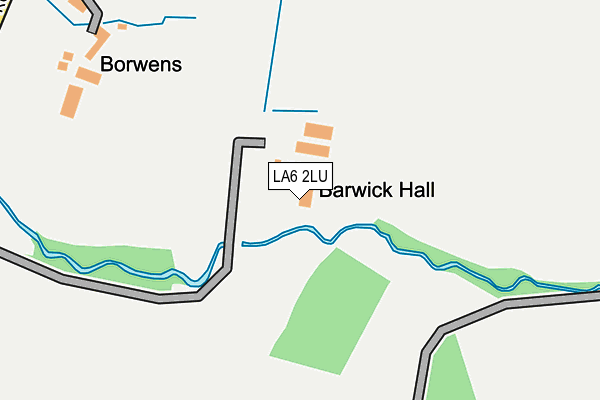 LA6 2LU map - OS OpenMap – Local (Ordnance Survey) LA6 2LU map - OS OpenMap – Local (Ordnance Survey)