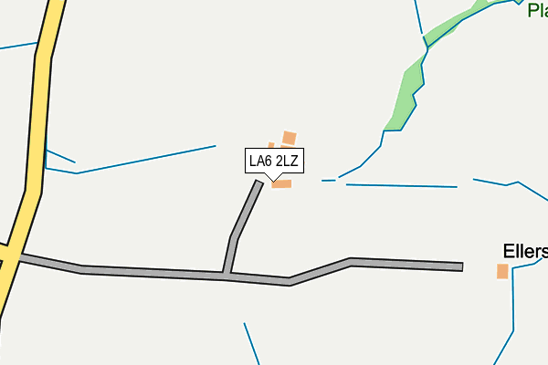 LA6 2LZ map - OS OpenMap – Local (Ordnance Survey) LA6 2LZ map - OS OpenMap – Local (Ordnance Survey)