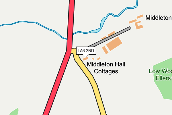 LA6 2ND map - OS OpenMap – Local (Ordnance Survey) LA6 2ND map - OS OpenMap – Local (Ordnance Survey)