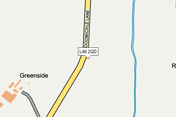 LA6 2QD map - OS OpenMap – Local (Ordnance Survey) LA6 2QD map - OS OpenMap – Local (Ordnance Survey)