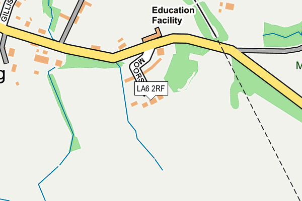 LA6 2RF map - OS OpenMap – Local (Ordnance Survey) LA6 2RF map - OS OpenMap – Local (Ordnance Survey)