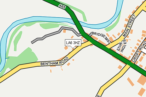 LA6 3HZ map - OS OpenMap – Local (Ordnance Survey) LA6 3HZ map - OS OpenMap – Local (Ordnance Survey)