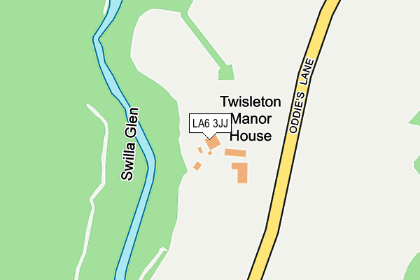 LA6 3JJ map - OS OpenMap – Local (Ordnance Survey) LA6 3JJ map - OS OpenMap – Local (Ordnance Survey)