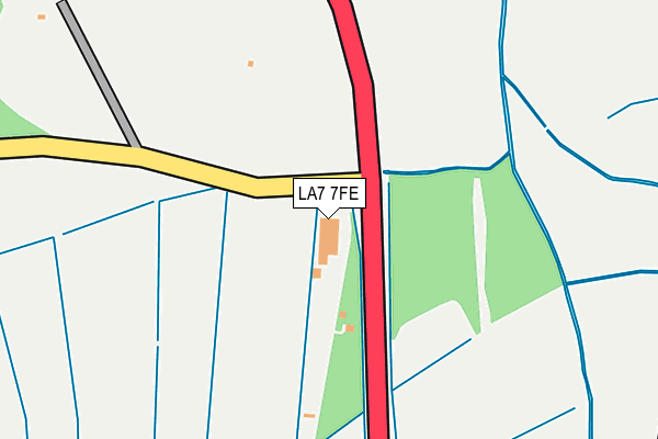 LA7 7FE map - OS OpenMap – Local (Ordnance Survey) LA7 7FE map - OS OpenMap – Local (Ordnance Survey)