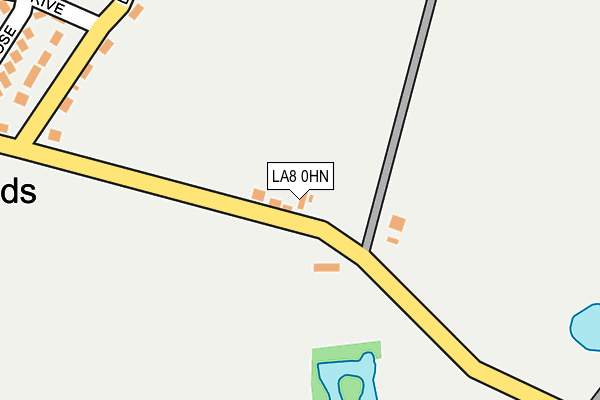 LA8 0HN map - OS OpenMap – Local (Ordnance Survey) LA8 0HN map - OS OpenMap – Local (Ordnance Survey)