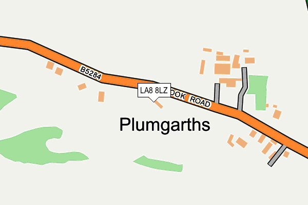 LA8 8LZ map - OS OpenMap – Local (Ordnance Survey) LA8 8LZ map - OS OpenMap – Local (Ordnance Survey)