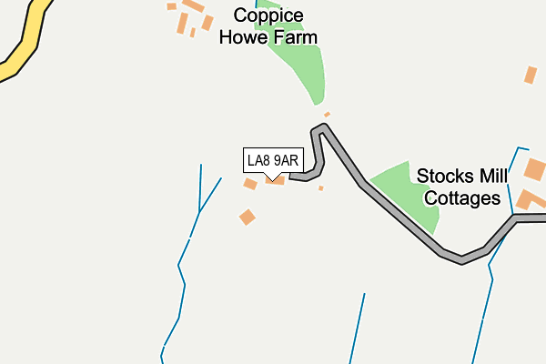LA8 9AR map - OS OpenMap – Local (Ordnance Survey) LA8 9AR map - OS OpenMap – Local (Ordnance Survey)