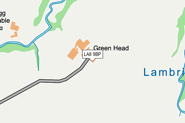 LA8 9BP map - OS OpenMap – Local (Ordnance Survey) LA8 9BP map - OS OpenMap – Local (Ordnance Survey)