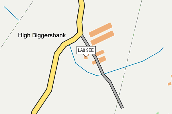 LA8 9EE map - OS OpenMap – Local (Ordnance Survey) LA8 9EE map - OS OpenMap – Local (Ordnance Survey)