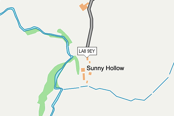 LA8 9EY map - OS OpenMap – Local (Ordnance Survey) LA8 9EY map - OS OpenMap – Local (Ordnance Survey)
