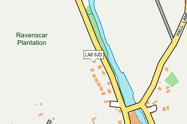 LA8 9JD map - OS OpenMap – Local (Ordnance Survey) LA8 9JD map - OS OpenMap – Local (Ordnance Survey)
