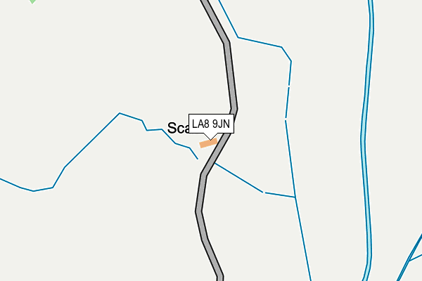 LA8 9JN map - OS OpenMap – Local (Ordnance Survey) LA8 9JN map - OS OpenMap – Local (Ordnance Survey)