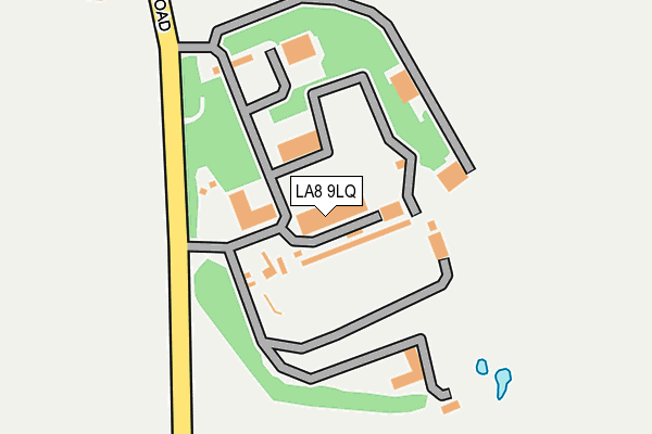 LA8 9LQ map - OS OpenMap – Local (Ordnance Survey) LA8 9LQ map - OS OpenMap – Local (Ordnance Survey)