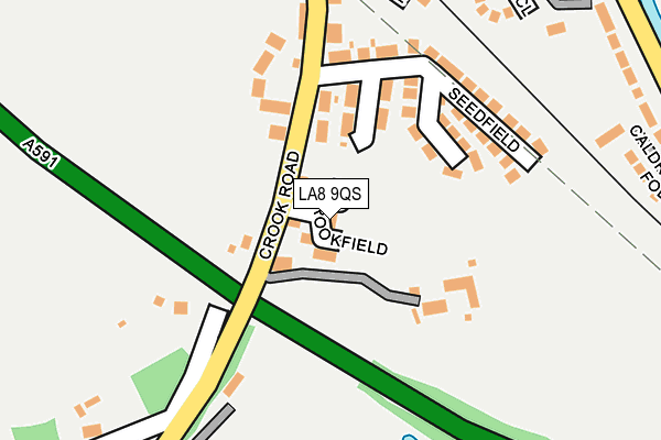 LA8 9QS map - OS OpenMap – Local (Ordnance Survey) LA8 9QS map - OS OpenMap – Local (Ordnance Survey)