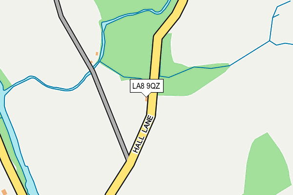 LA8 9QZ map - OS OpenMap – Local (Ordnance Survey) LA8 9QZ map - OS OpenMap – Local (Ordnance Survey)