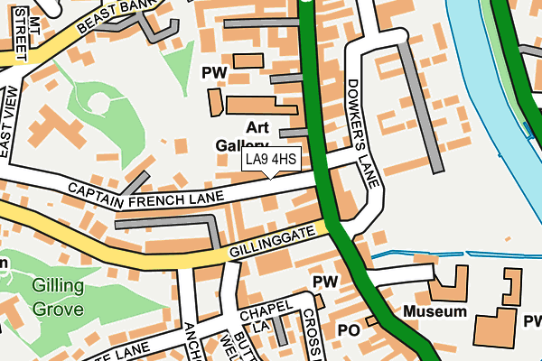 LA9 4HS map - OS OpenMap – Local (Ordnance Survey) LA9 4HS map - OS OpenMap – Local (Ordnance Survey)