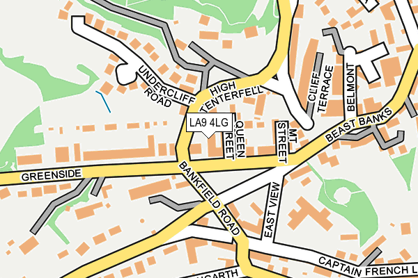 LA9 4LG map - OS OpenMap – Local (Ordnance Survey) LA9 4LG map - OS OpenMap – Local (Ordnance Survey)