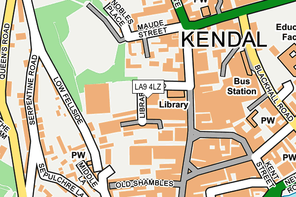 LA9 4LZ map - OS OpenMap – Local (Ordnance Survey) LA9 4LZ map - OS OpenMap – Local (Ordnance Survey)
