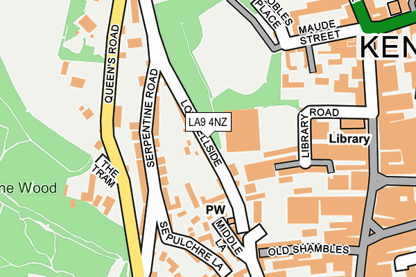 LA9 4NZ map - OS OpenMap – Local (Ordnance Survey) LA9 4NZ map - OS OpenMap – Local (Ordnance Survey)